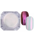 12 couleurs miroir poudre de miroir en poudre de miroir pour vernis à ongles, art corporel cosmétique